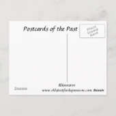 Ancienne carte postale - Rhinoceros (Dos)