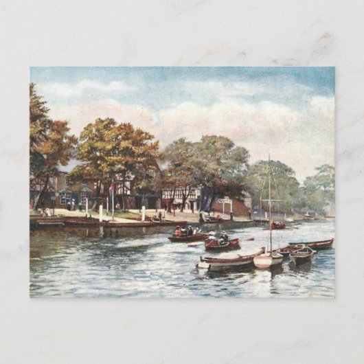 Ancienne carte postale - River Dee, Chester, Angle (Devant)