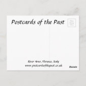 Ancienne carte postale - Rivière Arno, Florence, I (Dos)