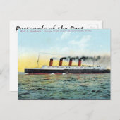 Ancienne carte postale - RMS Lusitania (Devant / Derrière)