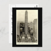 Ancienne carte postale, Rockefeller Center, New Yo (Devant / Derrière)