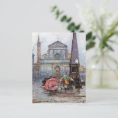 Ancienne carte postale - S Maria Novella, Florence (Debout devant)
