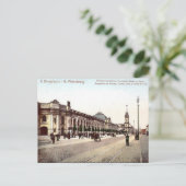 Ancienne carte postale - Saint-Pétersbourg, Russie (Debout devant)