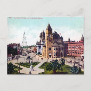 Ancienne carte postale - San Jose, Californie