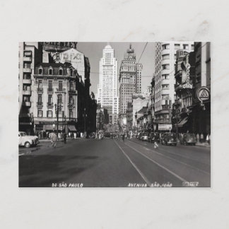Ancienne carte postale - São Paulo, Brésil