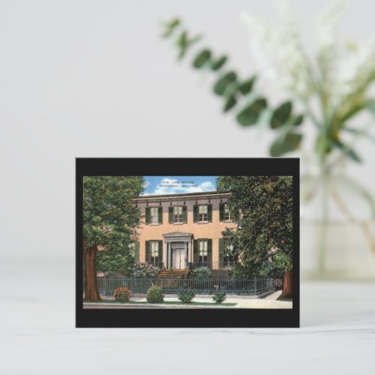 Ancienne carte postale - Savannah, Géorgie (Debout devant)