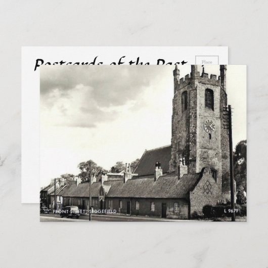 Ancienne carte postale - Sedgefield, Co Durham (Devant / Derrière)