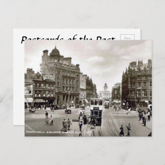 Ancienne carte postale - Sheffield, Yorkshire (Devant / Derrière)