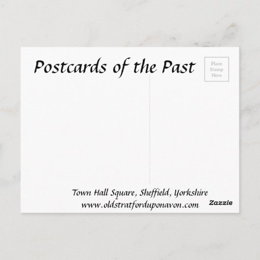 Ancienne carte postale - Sheffield, Yorkshire (Dos)