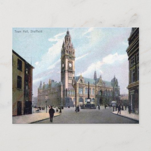 Ancienne carte postale - Sheffield, Yorkshire (Devant)