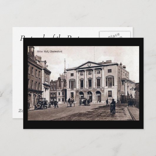 Ancienne carte postale - Shire Hall, Chelmsford, E (Devant / Derrière)