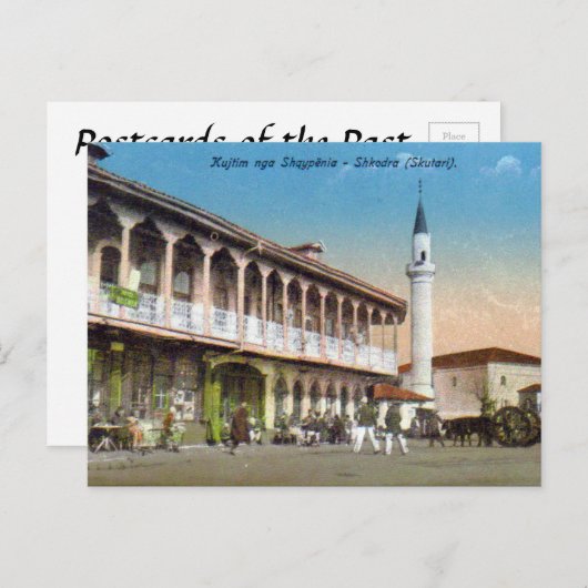 Ancienne carte postale - Shkodra/Scutari, Albanie (Devant / Derrière)