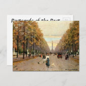 Ancienne carte postale - Siegesallee, Berlin (Devant / Derrière)