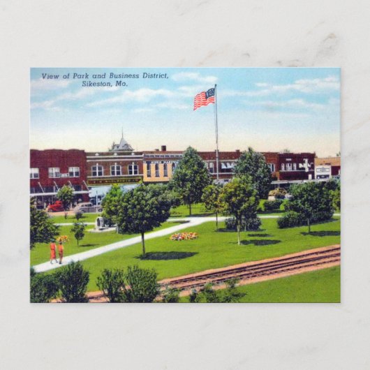 Ancienne carte postale - Sikeston, Missouri, USA (Devant)