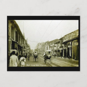 Ancienne carte postale - Singapour