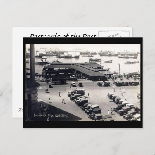 Ancienne carte postale - Singapour (Devant / Derrière)