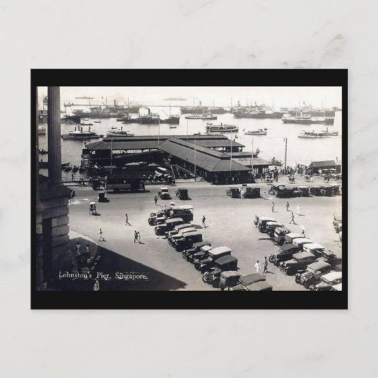 Ancienne carte postale - Singapour (Devant)