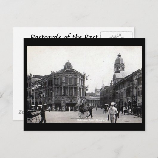 Ancienne carte postale - Singapour (Devant / Derrière)