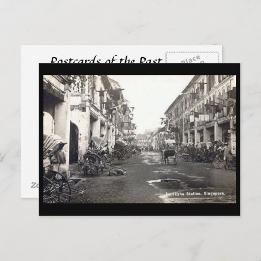 Ancienne carte postale - Singapour (Devant / Derrière)