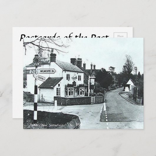 Ancienne Carte Postale - Snitterfield, Warwickshir (Devant / Derrière)