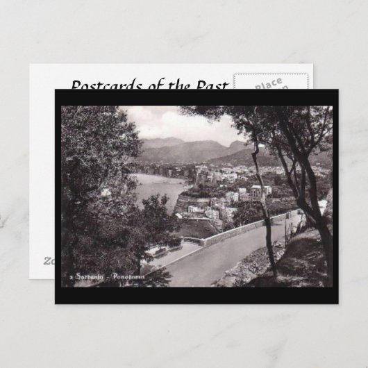 Ancienne carte postale - Sorrento, Italie (Devant / Derrière)