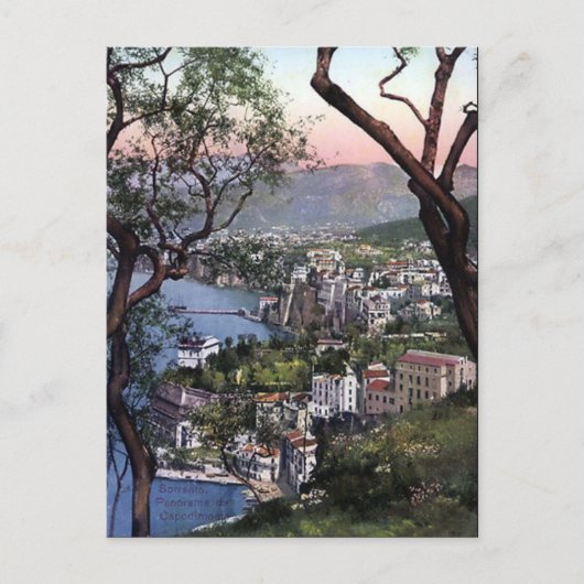 Ancienne carte postale - Sorrento, Italie (Devant)