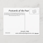 Ancienne carte postale - Sorrento, Italie (Dos)