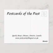 Ancienne carte postale - Sparks St, Ottawa, Canada (Dos)