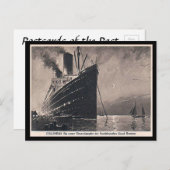 Ancienne carte postale - SS Columbus (Devant / Derrière)