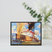 Ancienne carte postale - SS Leviathan - United Sta (Debout devant)