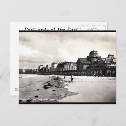 Ancienne carte postale - St Malo, Ille et Vilaine (Devant / Derrière)