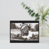 Ancienne carte postale - Stafford, Angleterre (Debout devant)