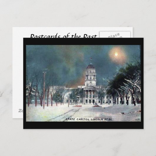 Ancienne carte postale - State Capitol, Lincoln, N (Devant / Derrière)