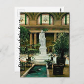 Ancienne carte postale - Statue de Thomas Jefferso (Devant / Derrière)