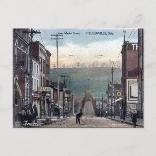 Ancienne carte postale - Steubenville, Ohio (Devant)