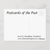 Ancienne carte postale - Strasbourg, France (Dos)