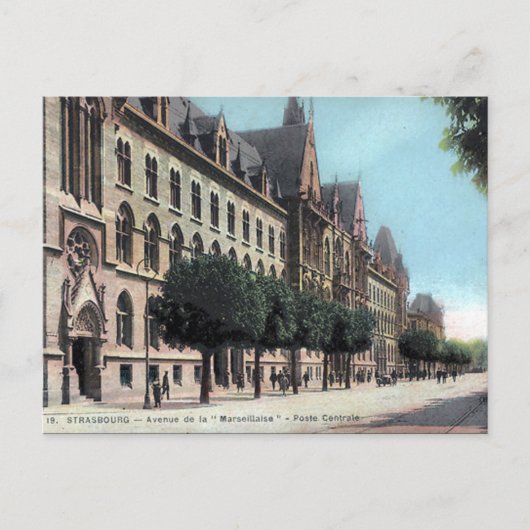 Ancienne carte postale - Strasbourg, France (Devant)