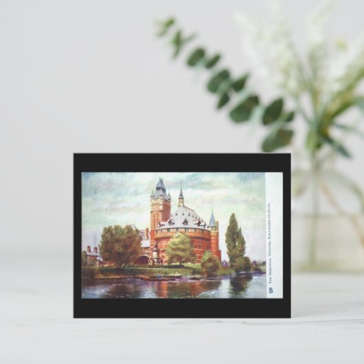 Ancienne carte postale, Stratford-upon-Avon, Vieux (Debout devant)