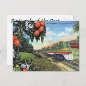 Ancienne carte postale - "Streamliner" en Floride (Devant / Derrière)
