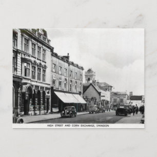 Ancienne carte postale - Swindon, Wiltshire