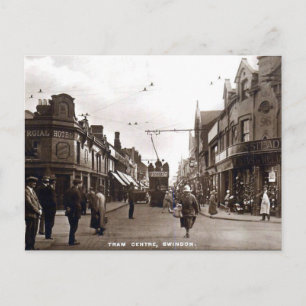 Ancienne carte postale - Swindon, Wiltshire