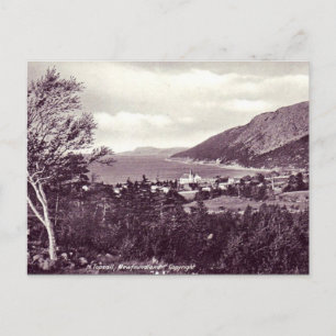 Ancienne carte postale - Terre-Neuve, Topsail en 1