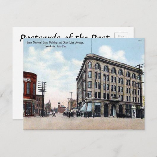 Ancienne carte postale - Texarkana, USA (Devant / Derrière)