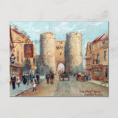 Ancienne carte postale - The West Gate, Canterbury (Devant)
