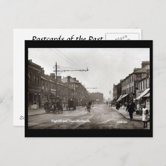 Ancienne carte postale - Thornton Heath, Londres (Devant / Derrière)