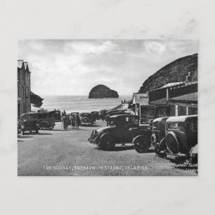 Ancienne carte postale - Trebarwith Strand, Cornwa