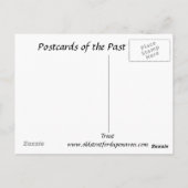 Ancienne carte postale - truite (Dos)