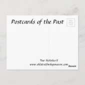 Ancienne carte postale - Tsar Nicholas II (Dos)