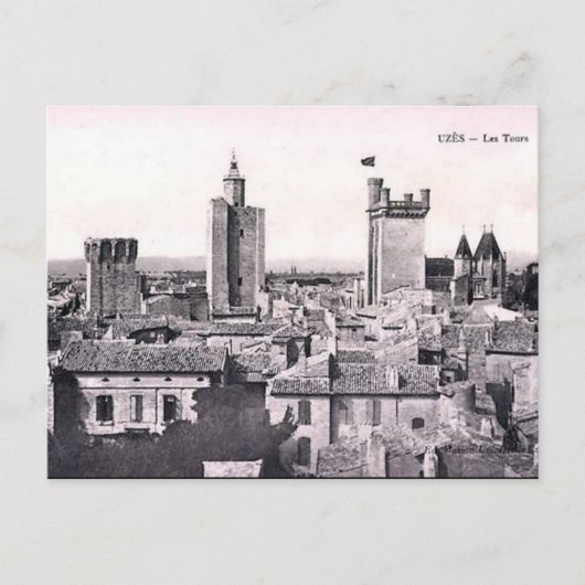 Ancienne carte postale - Uzès, Gard, France (Devant)
