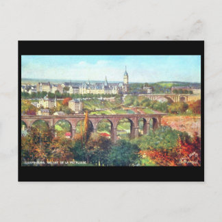 Ancienne carte postale - Vallée de la Petrusse, Lu